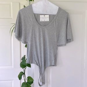 Emory Park Flutter Sleeve Body Suit NWT